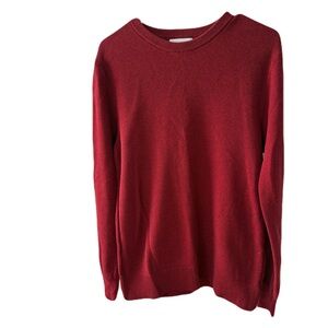 Goodfellow & Co Deep Holiday Red Knit Pullover